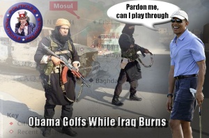 Obama Golfs While Iraq Burns